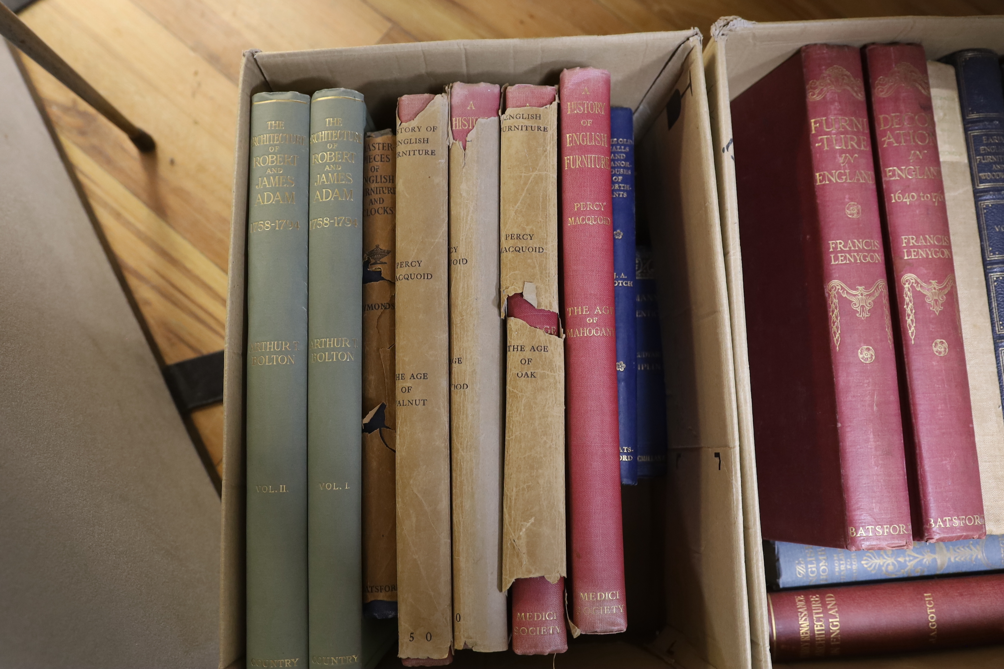 A quantity of assorted books, furniture and architecture